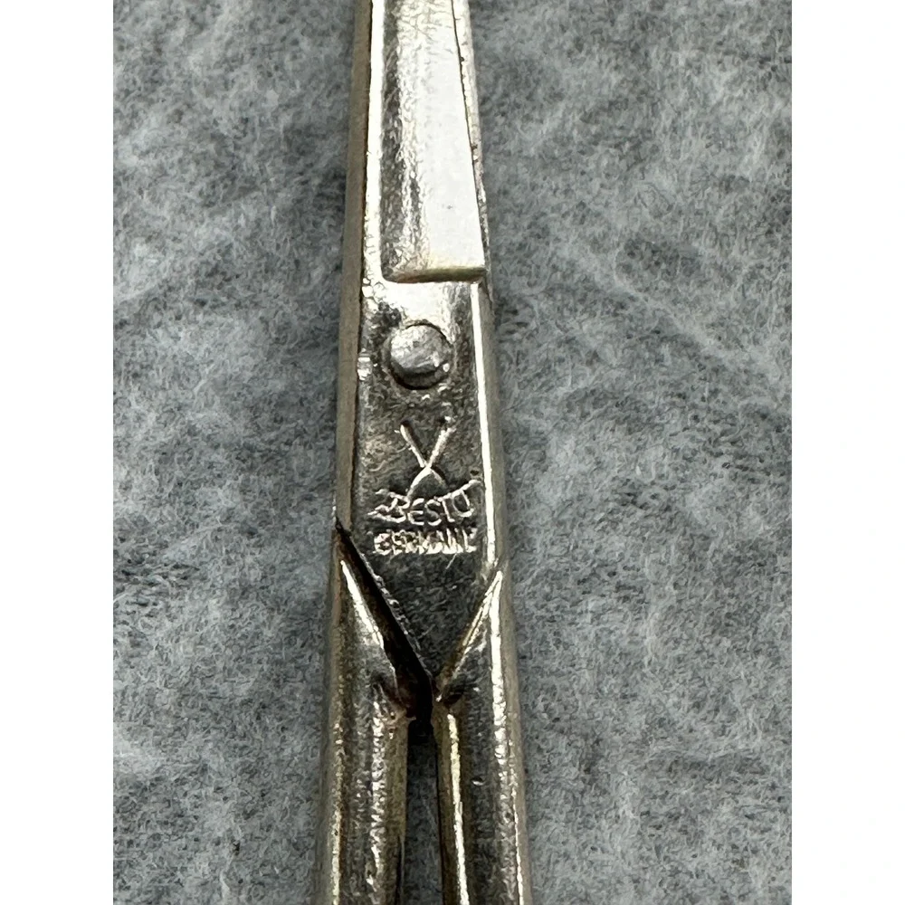 8pc Vintage Miniature Sewing Embroidery Scissors‎ Lot Germany USA Ornate Metal